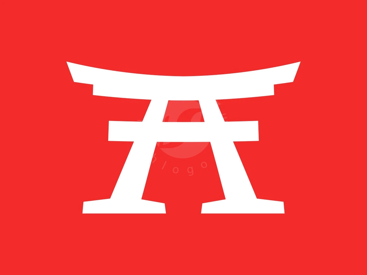Simple Letter A Torii Japan Logo - Logo Logo design by FirstDesign for sale on Highlogo