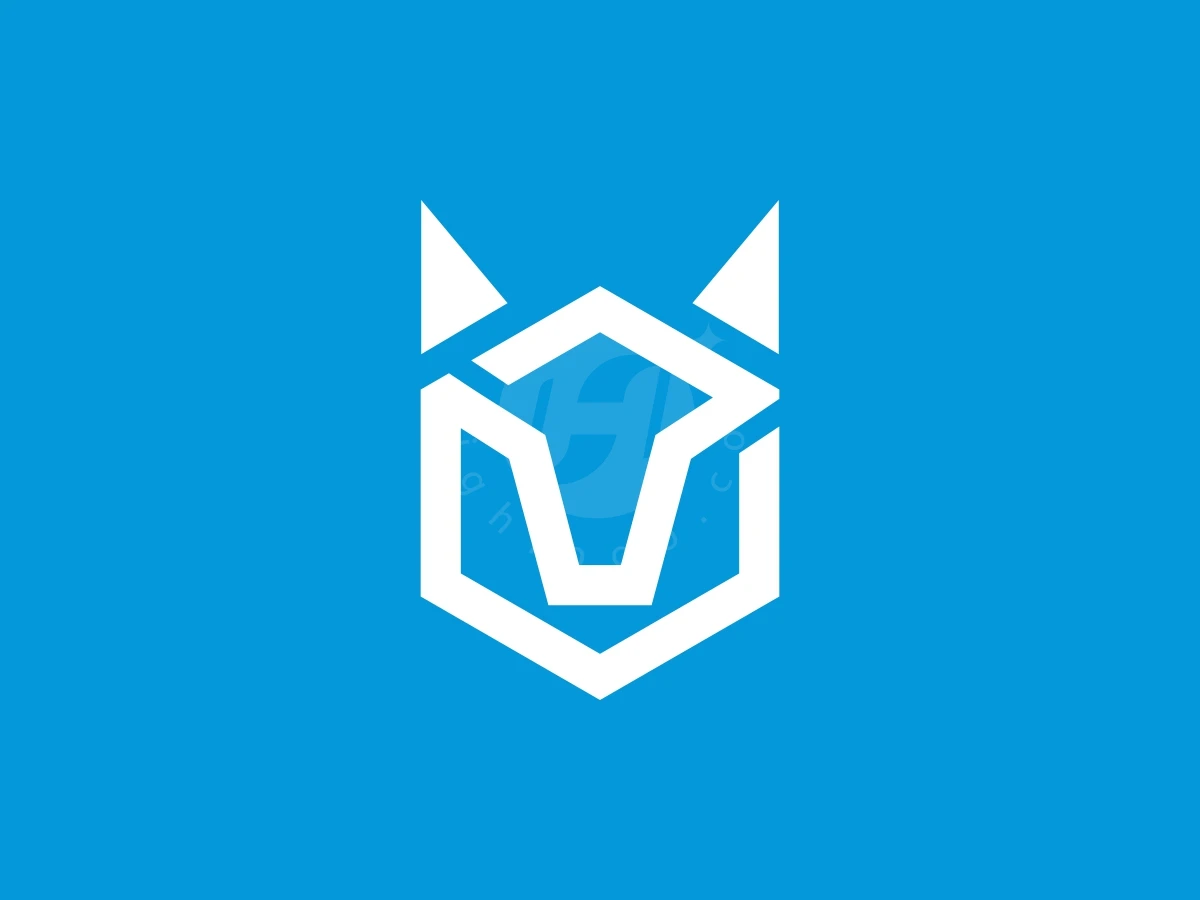 Simple Wolf Box Or Wolf Peptide Logo - preview 1