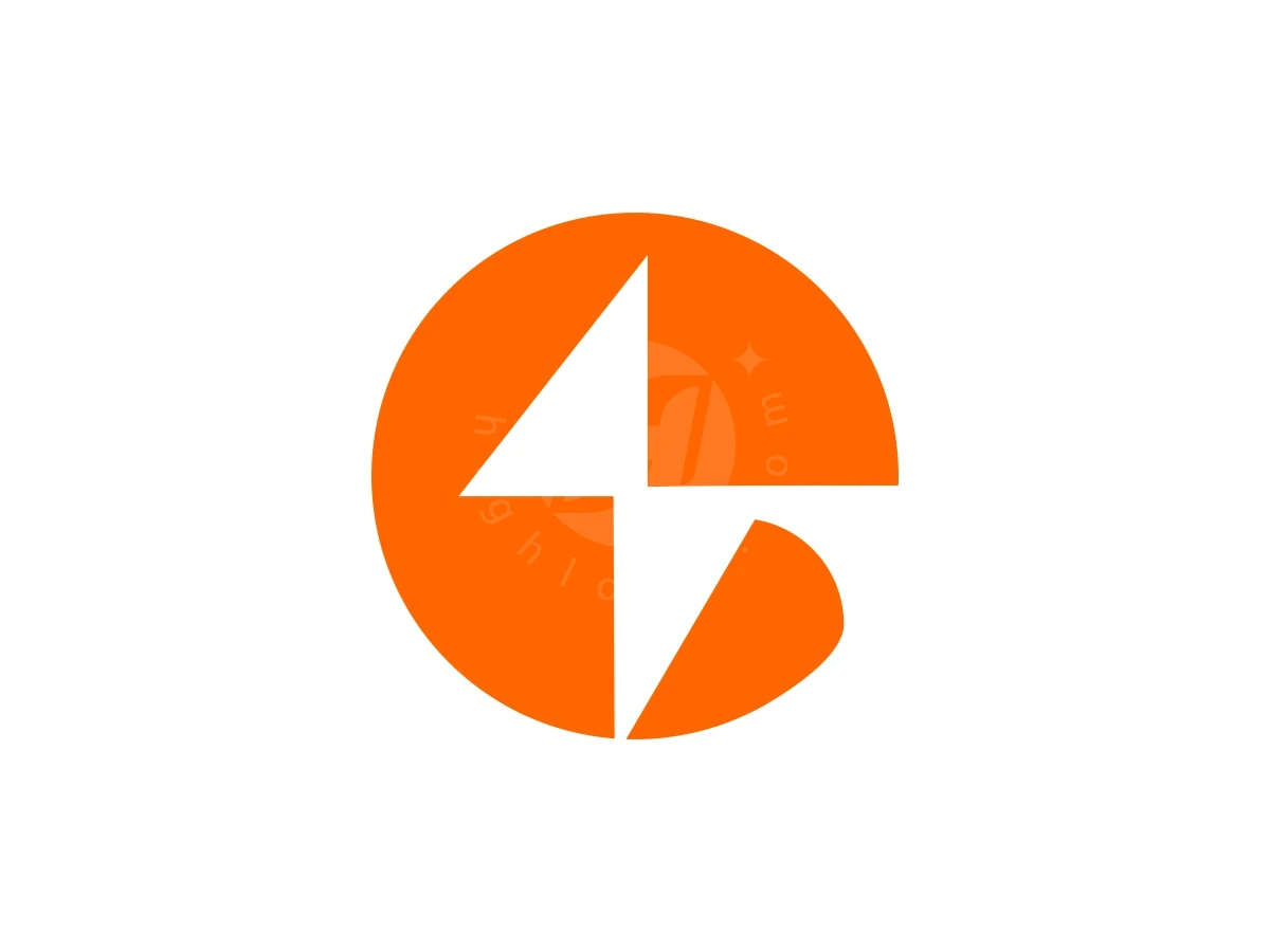 Simple Letter E Storm Or Electrical Logo - preview 1