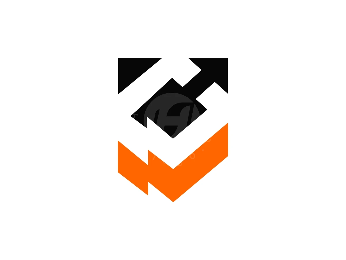 Simple Letter C Shield Electrical Arrow Logo - preview 1