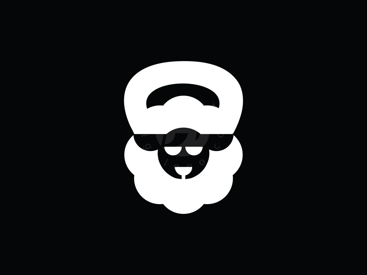Simple Black Sheep Kettlebell Logo - Animal Logo design by FirstDesign for sale on Highlogo