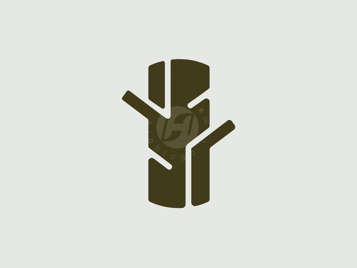 Minimal Geometric Trunk - General Logo design by Quailogo for sale on Highlogo
