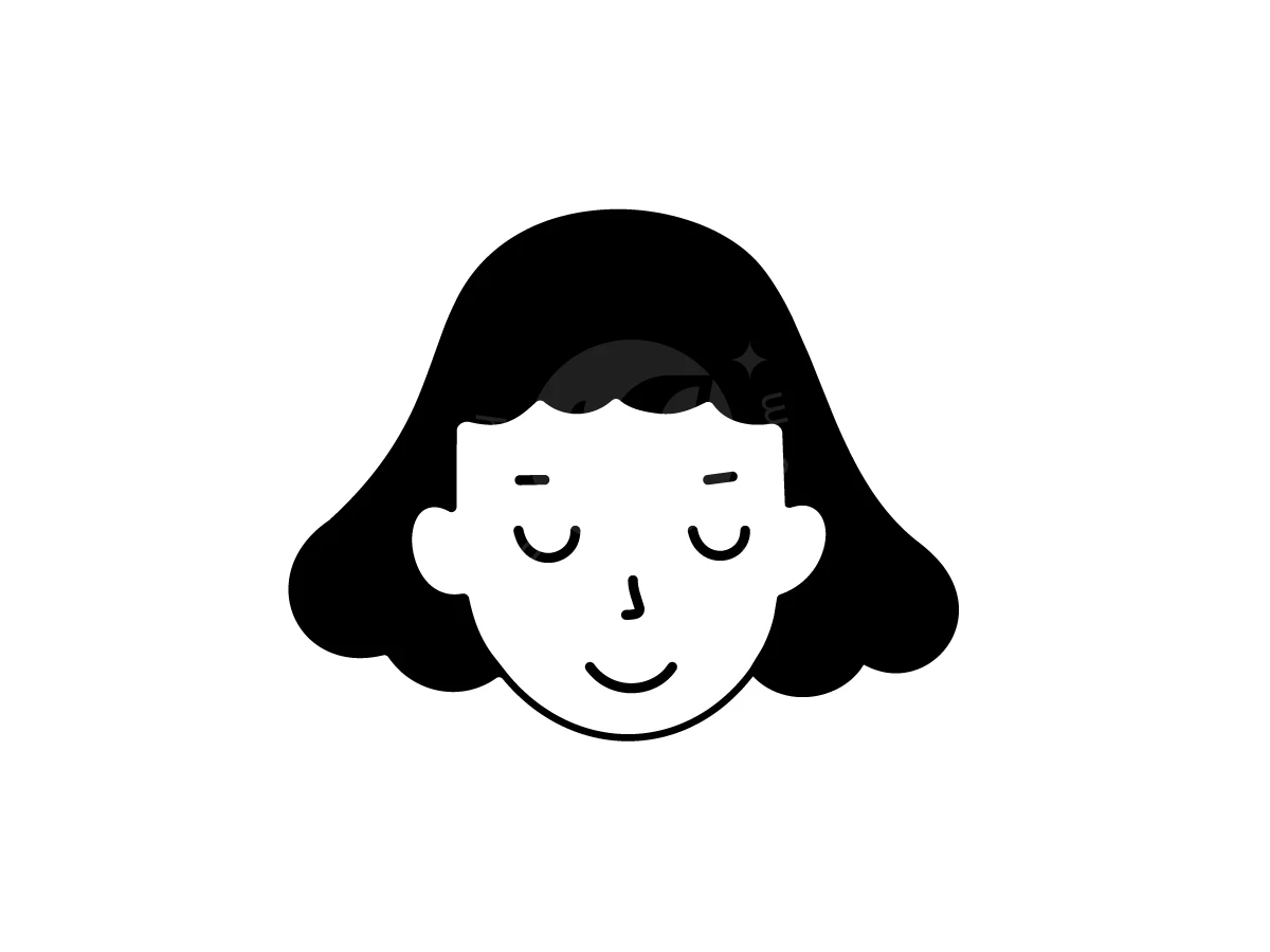 Minimal Girl Logo - preview 1
