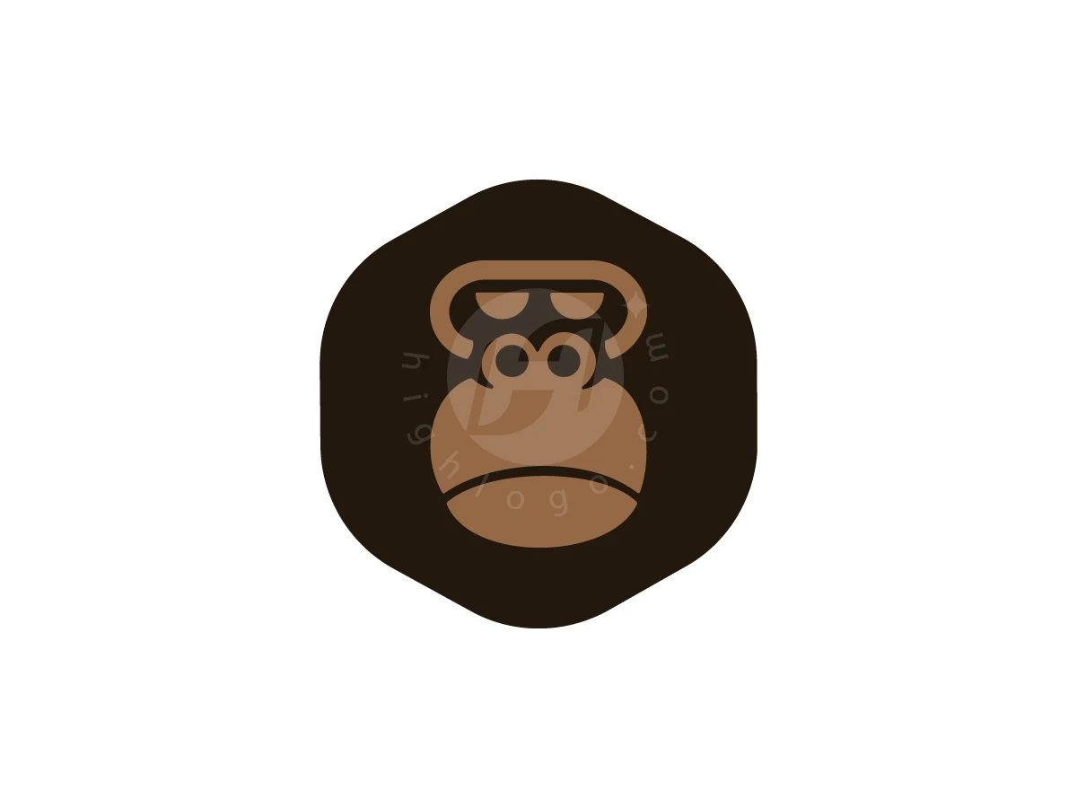 Gorilla Creative Logo - Animal Logo design by Quailogo for sale on Highlogo