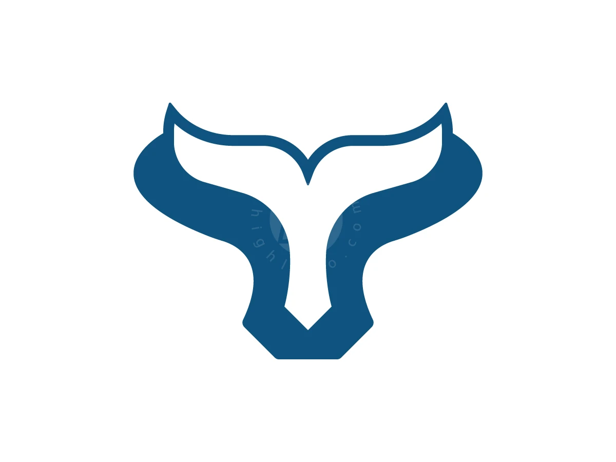 Great Bull Whale Tail Logo - Animal Logo design by Enoh for sale on Highlogo