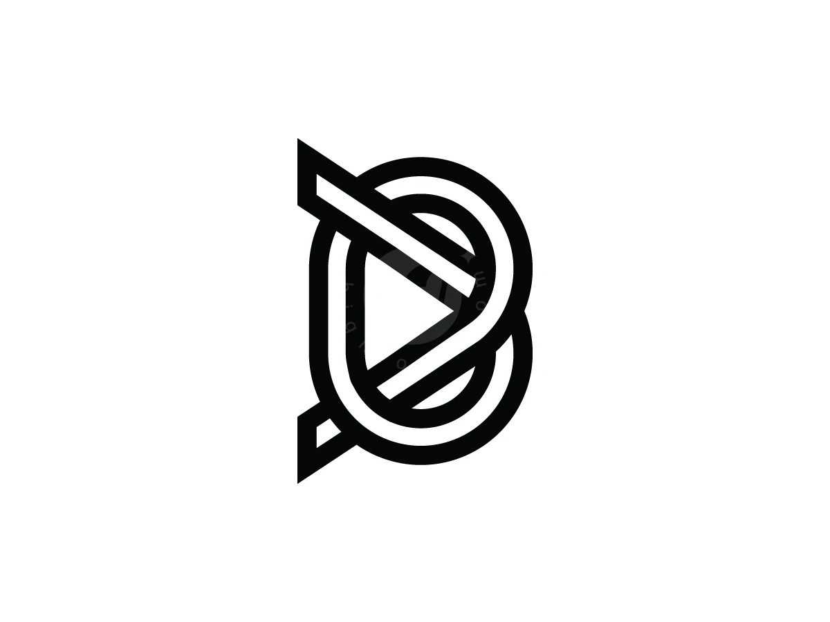 Letter B Monogram Logo - preview 1