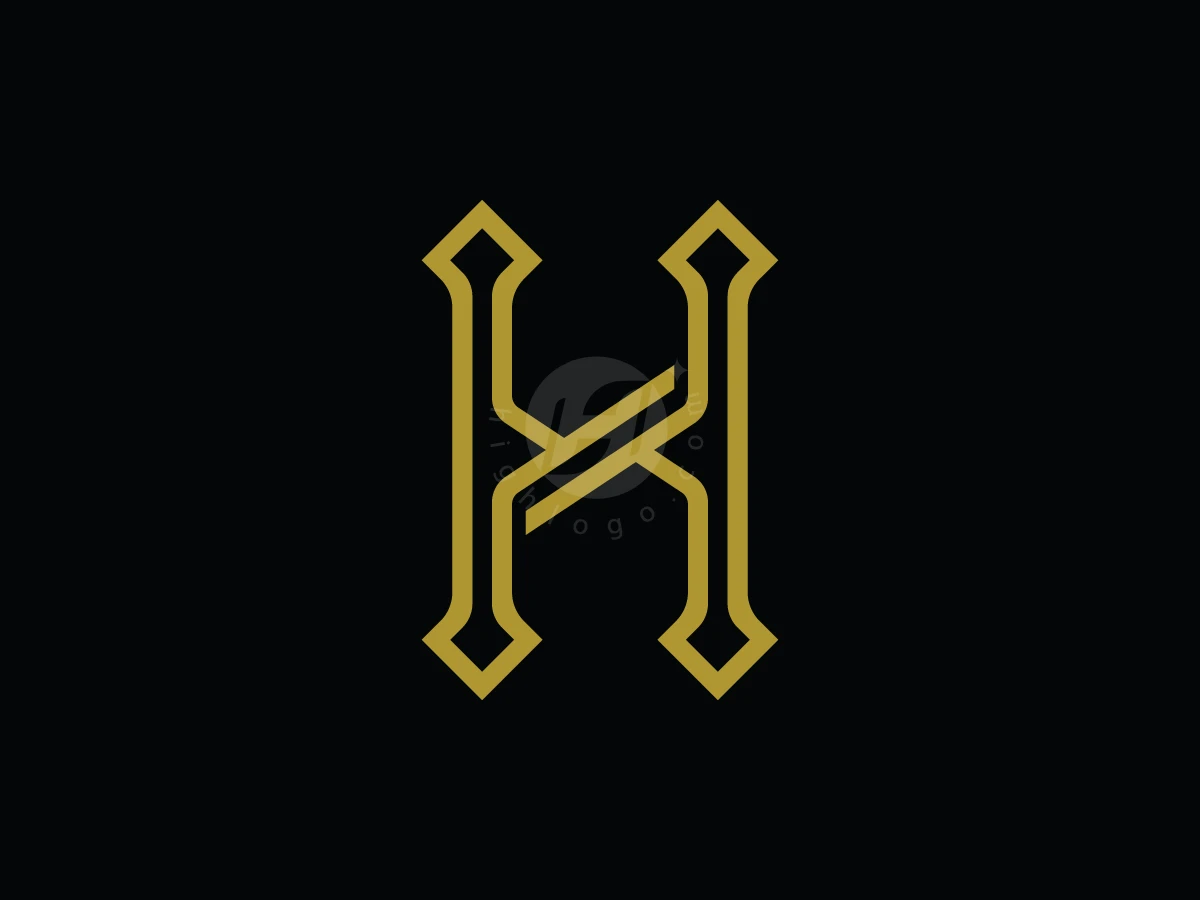 Elegant Letter H Logo - Abstract Logo design by Enoh for sale on Highlogo