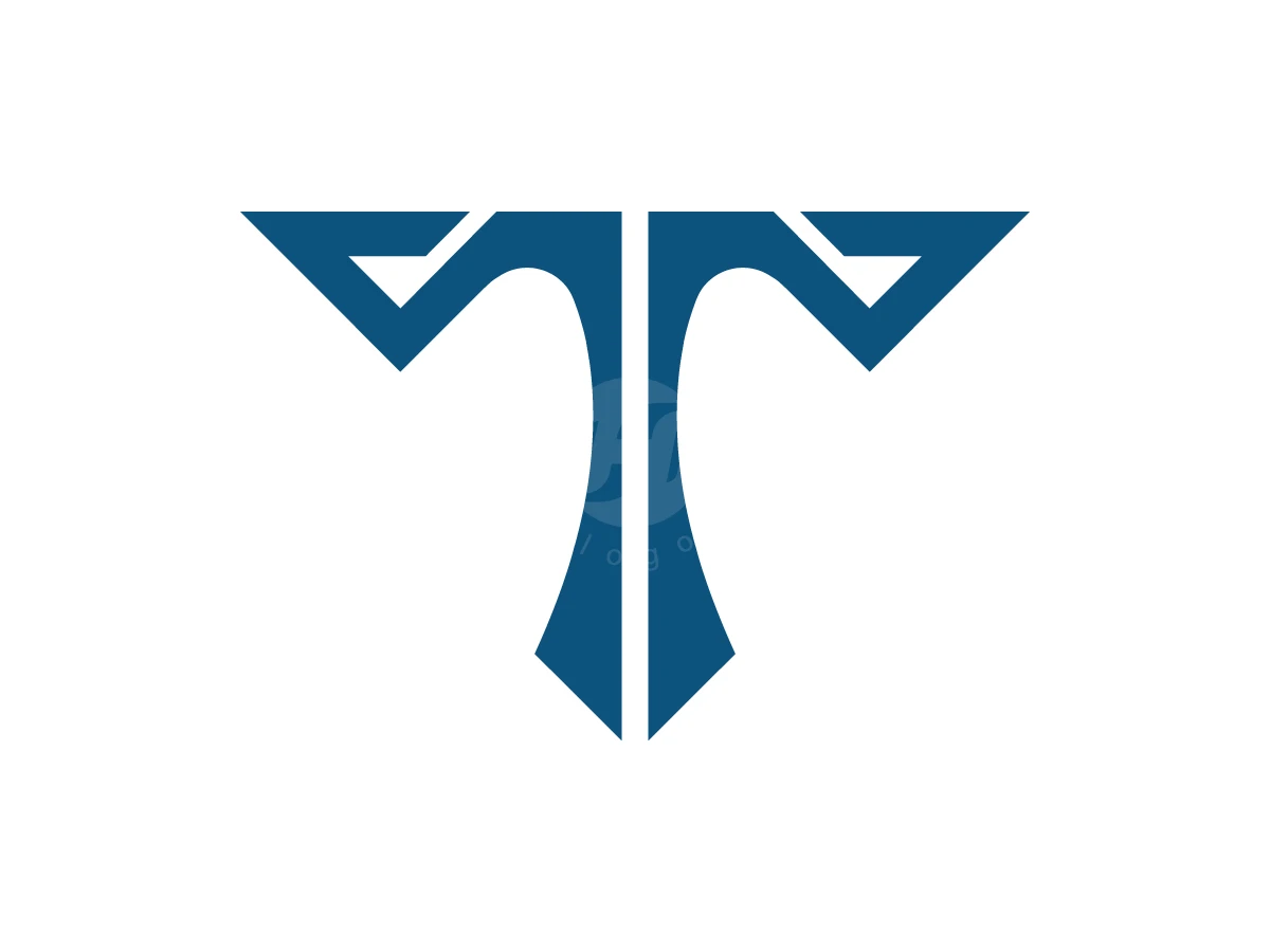 Modern Letter T Logo - preview 1