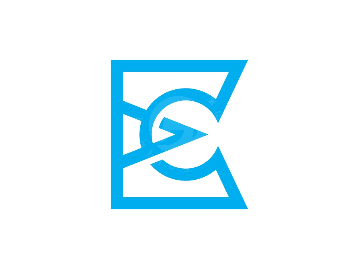 Letter E Or Ec Ce Logo - preview 1