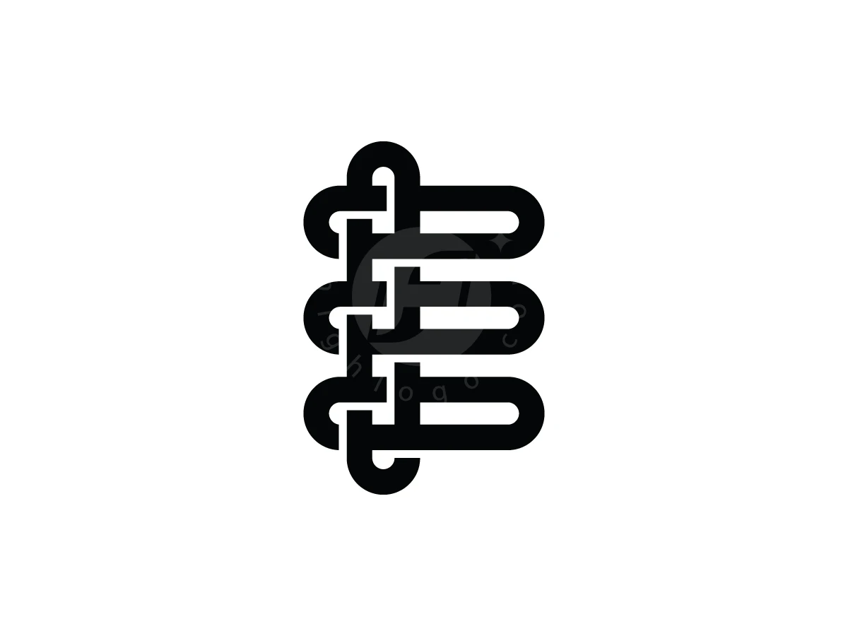 Unique Letter E Logo - preview 1