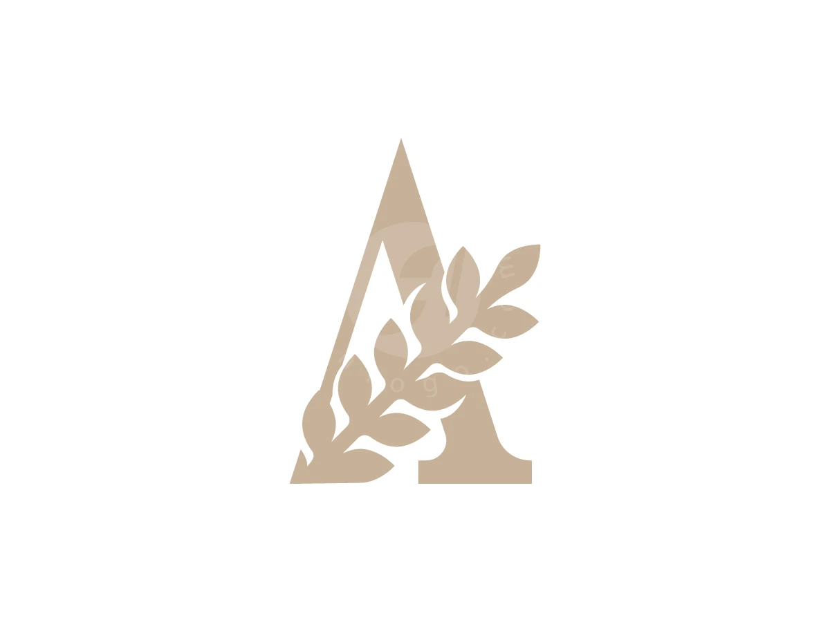 Luxury Letter A Wheat Logo - preview 1
