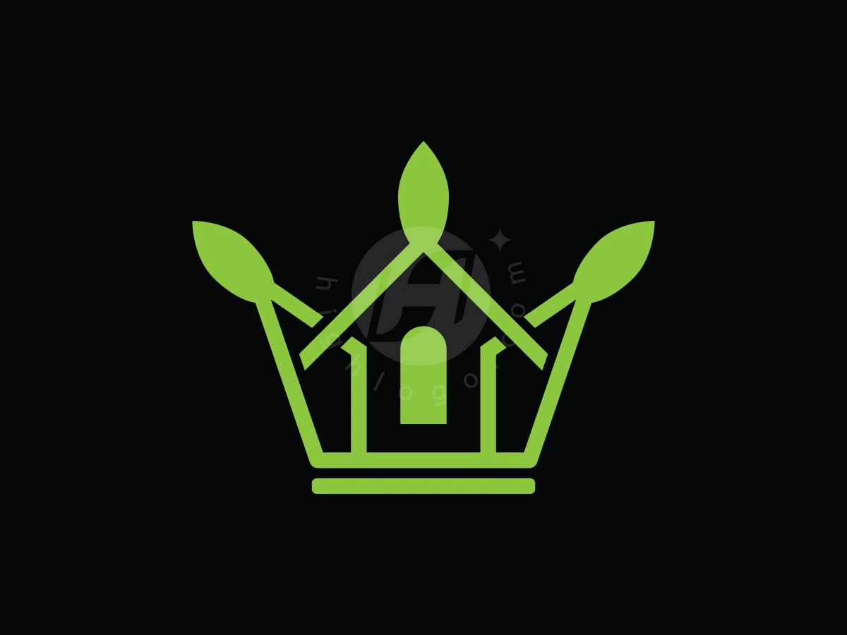 Green House King Logo - Real Estate Logo design by Enoh for sale on Highlogo