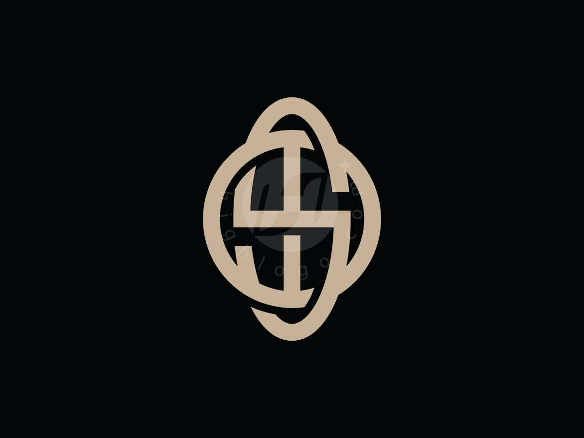 Letters S and O intertwine to form a beige circular globe logo on a black background.