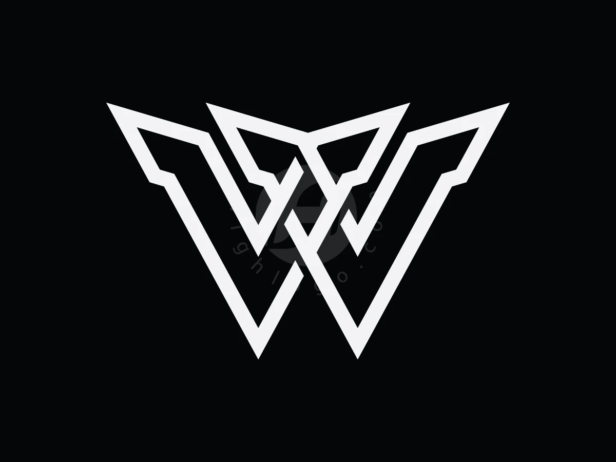 Modern W Or Vv Logo - Logo Logo design by Enoh for sale on Highlogo
