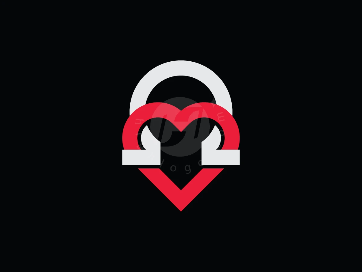 Elegant Love Omega Logo - Beauty Logo design by Enoh for sale on Highlogo