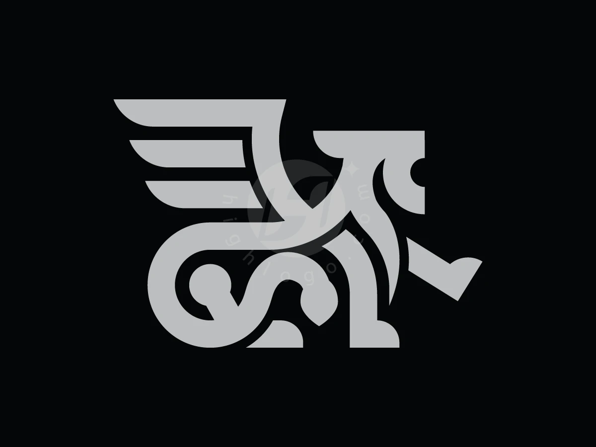 Winged Lion Logo - Animal Logo design by Enoh for sale on Highlogo