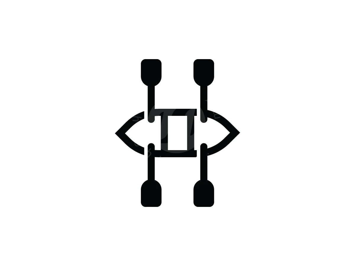 Letter H Boat Logo - preview 1