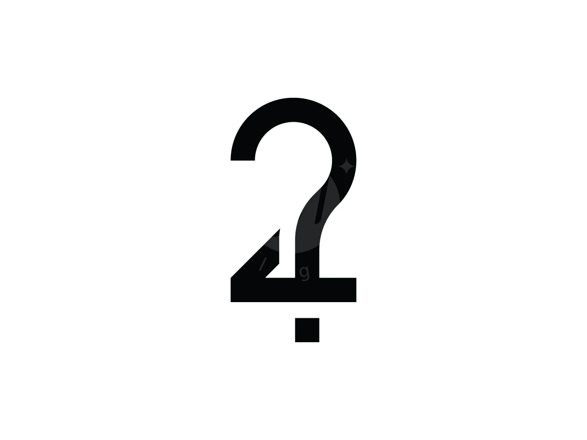 2 Or 24 Question Mark Logo - preview 1