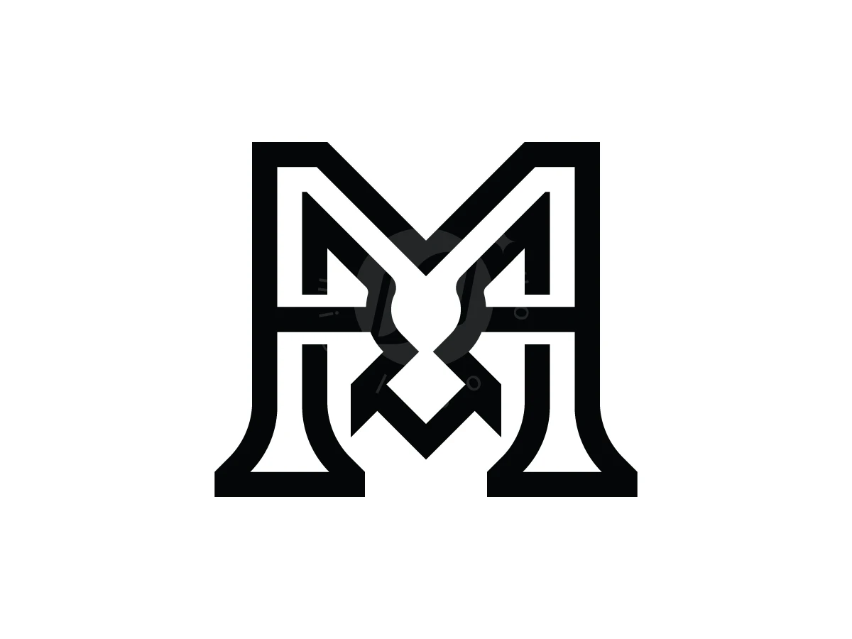 Letter M Monster Logo - preview 1