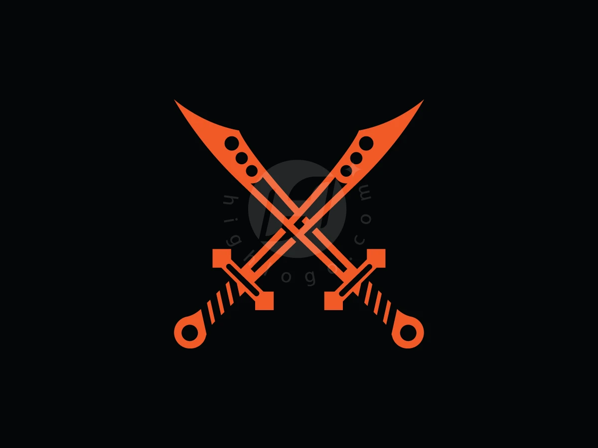 Letter A Or X Sword Logo - preview 1