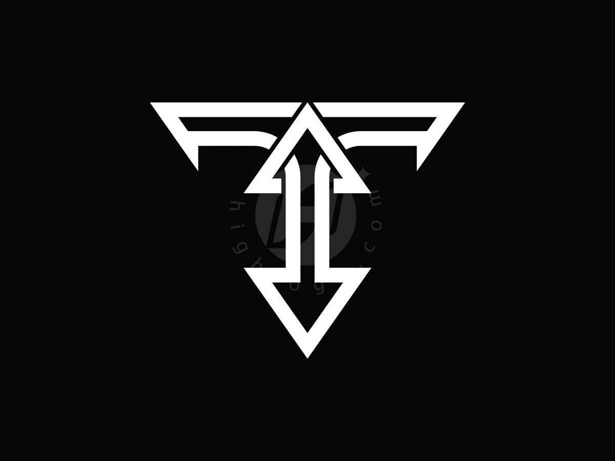Luxury T Up And Down Logo - Financial Logo design by Enoh for sale on Highlogo