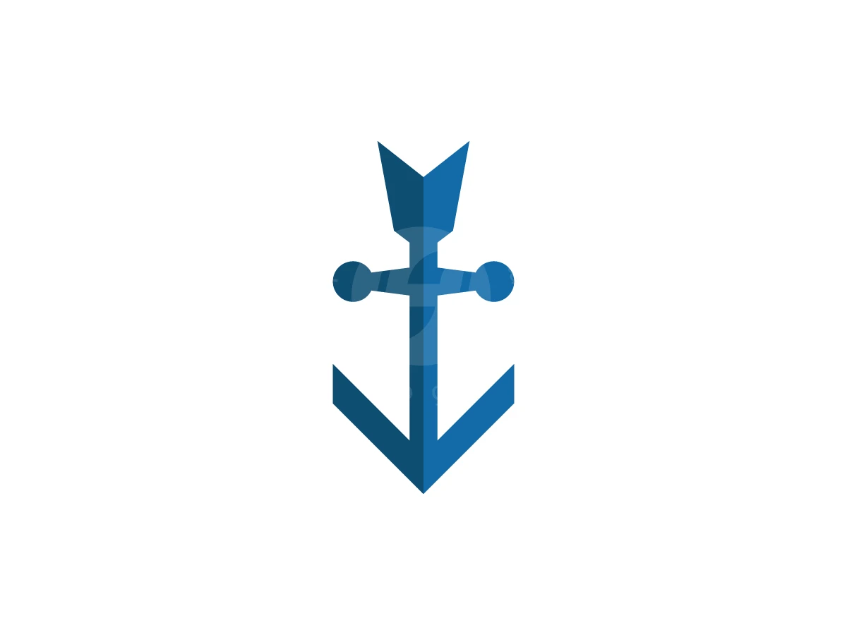 Anchor Arrow Logo - Abstract Logo design by Enoh for sale on Highlogo