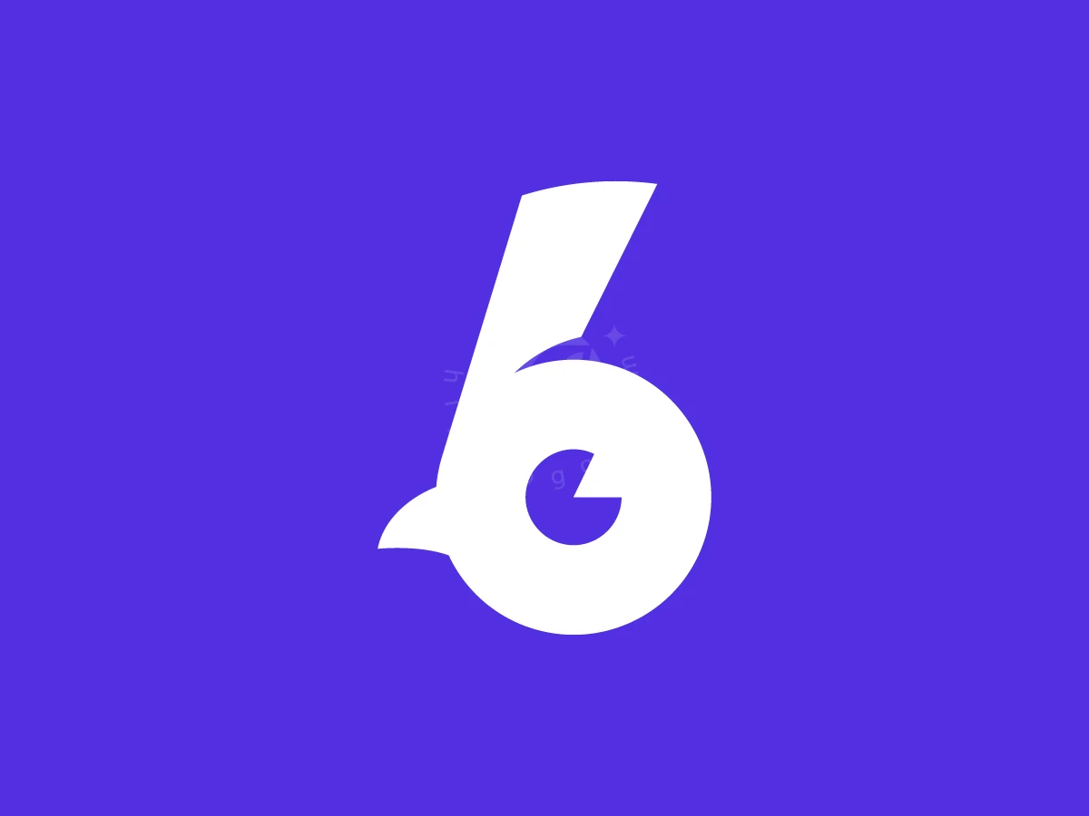 Simple Letter B Bird Logo - Animal Logo design by Pamungkas Ctv for sale on Highlogo