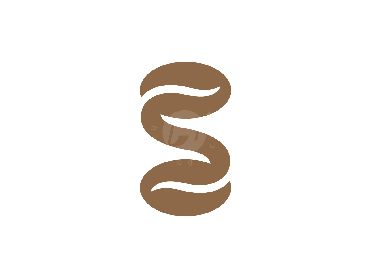 Simple Letter S Coffee Bean Logo - Food Logo design by Pamungkas Ctv for sale on Highlogo