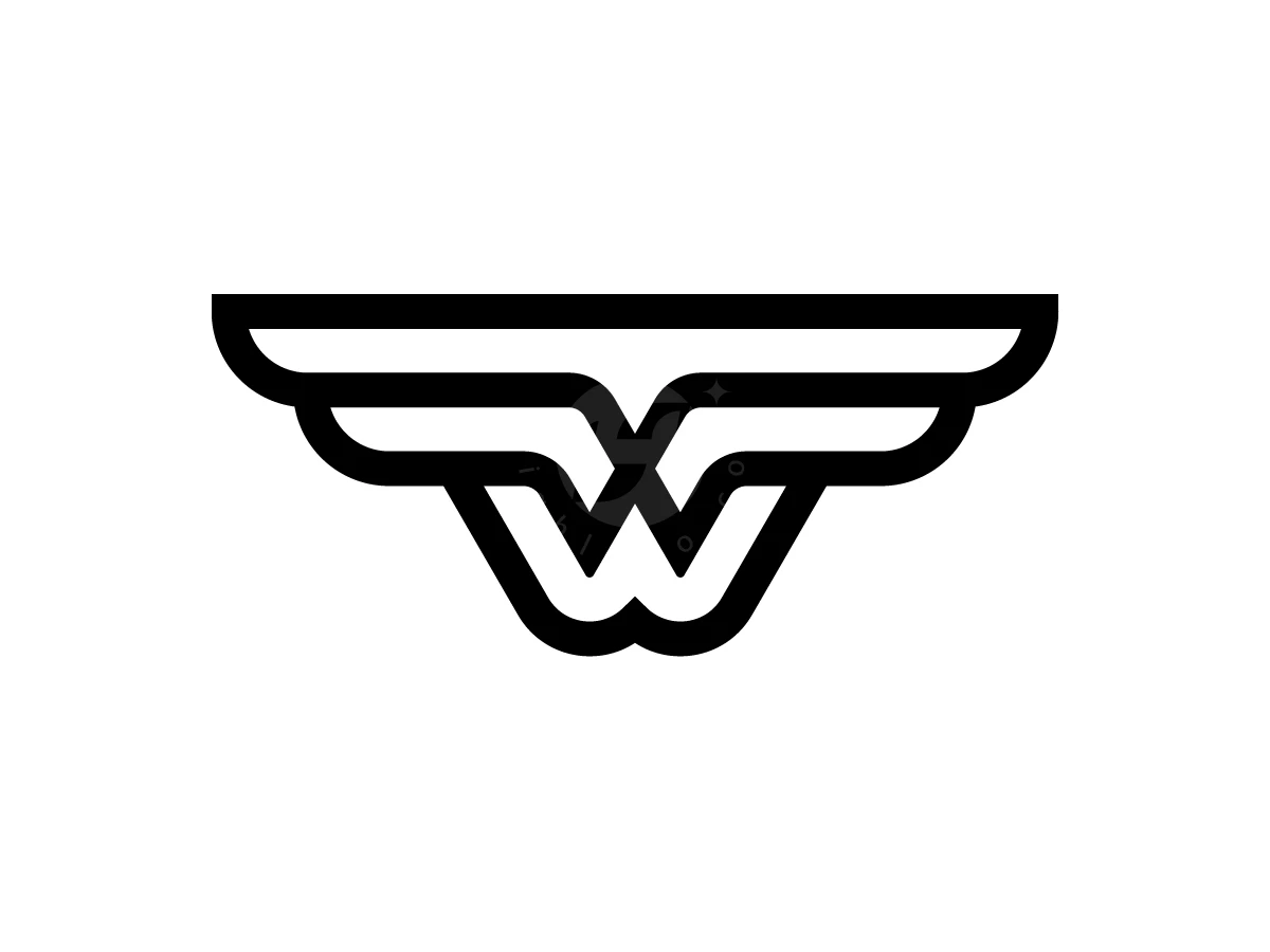 Modern Letter W Wings Logo - Logo Logo design by Pamungkas Ctv for sale on Highlogo