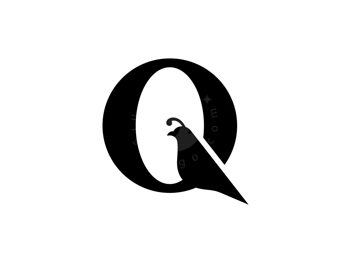 Elegant Q Gambels Quail Logo - Animal Logo design by Pamungkas Ctv for sale on Highlogo