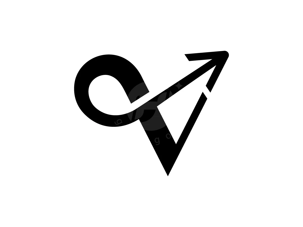 Rising Letter V Arrow Logo - Logo Logo design by Pamungkas Ctv for sale on Highlogo