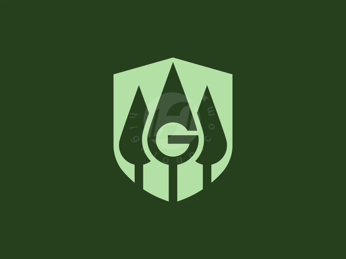 Letter G Italian Cypress Shield Logo - Real Estate Logo design by Pamungkas Ctv for sale on Highlogo