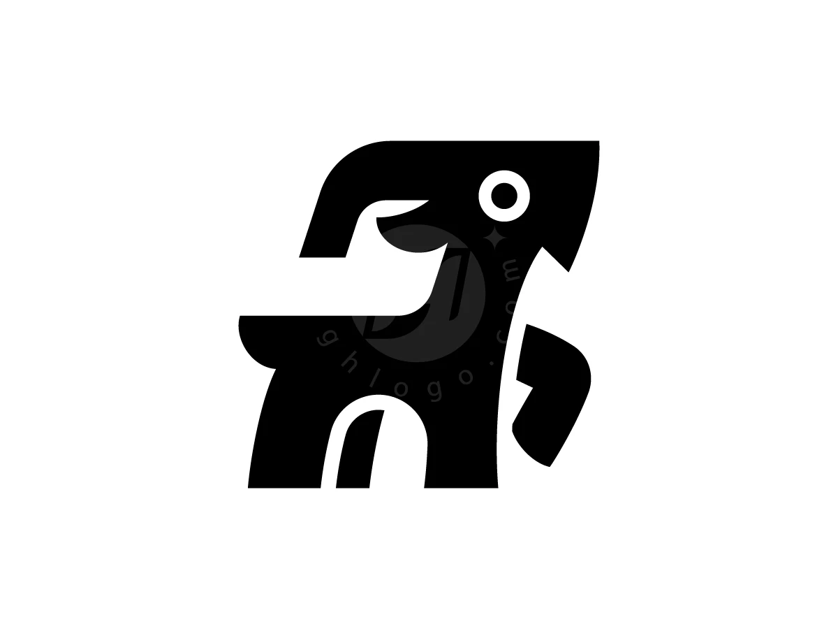 Cute Standing Goat Silhouette Logo - Animal Logo design by Pamungkas Ctv for sale on Highlogo