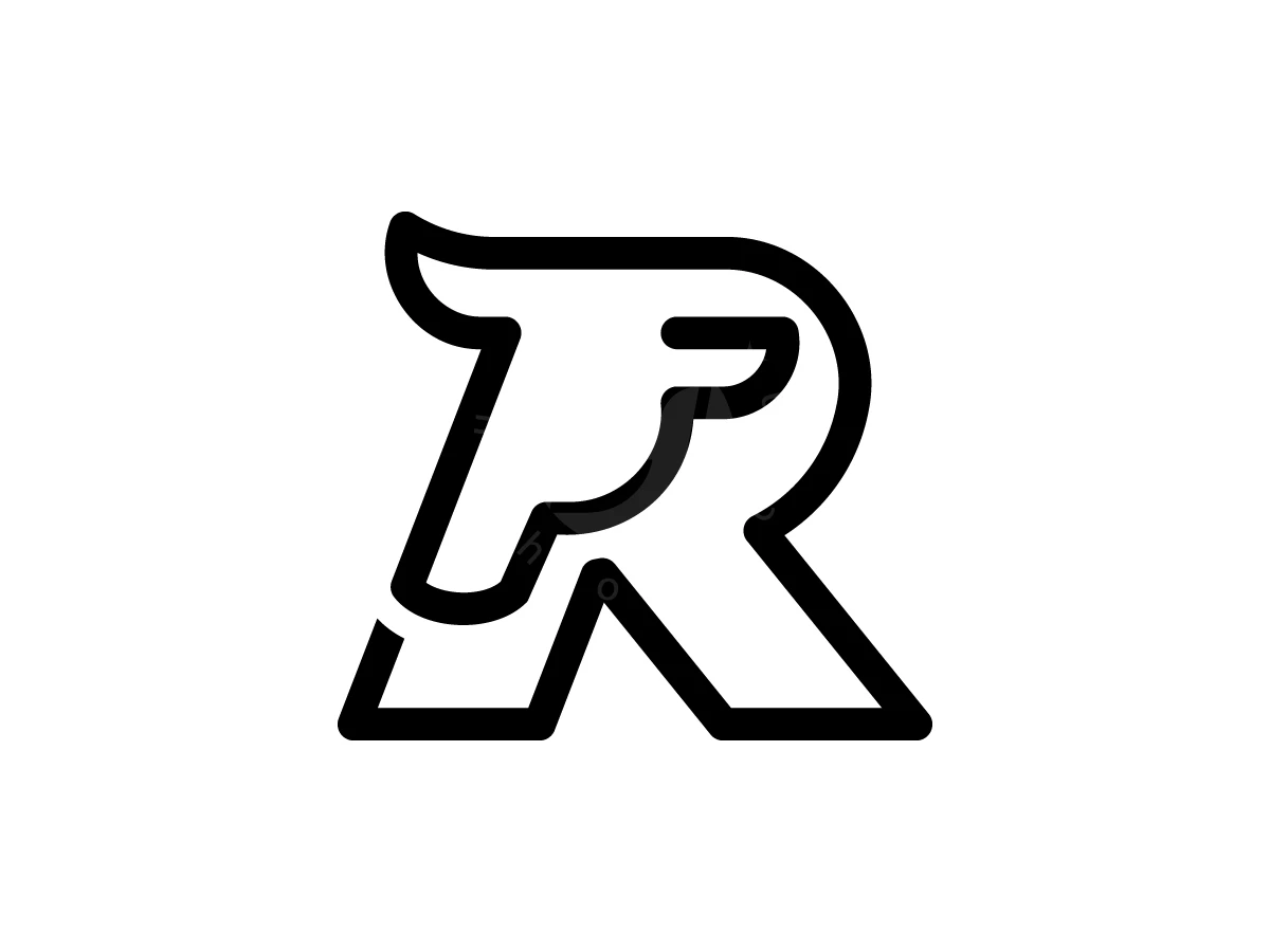 Dynamic Bull R Letter Logo - Logo Logo design by Pamungkas Ctv for sale on Highlogo