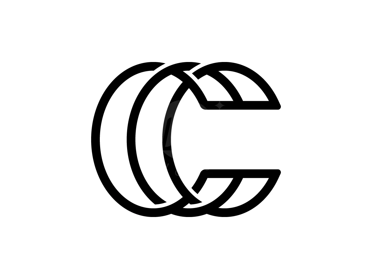 Unique Interwine CCC Letters Logo - Logo Logo design by Pamungkas Ctv for sale on Highlogo