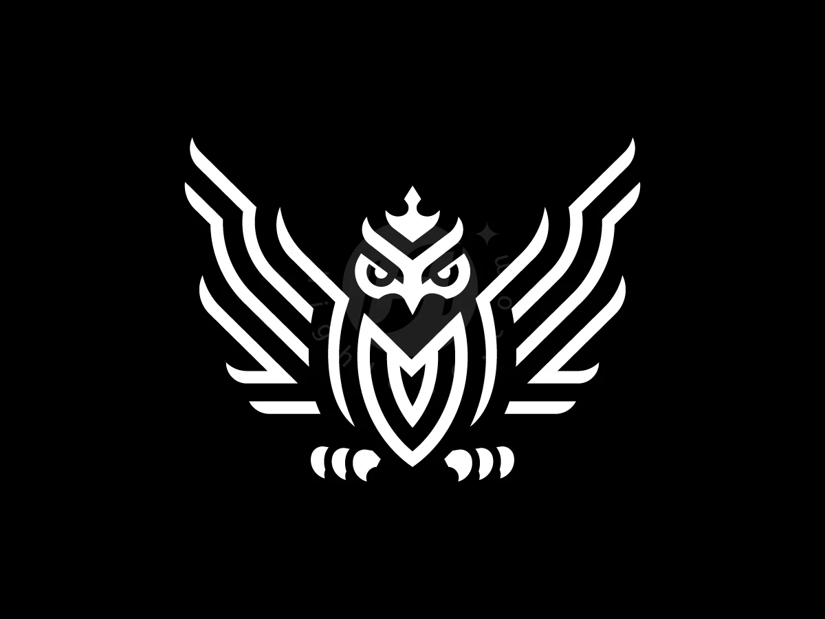 Classic Royal Crowned Owl Logo - Animal Logo design by Pamungkas Ctv for sale on Highlogo