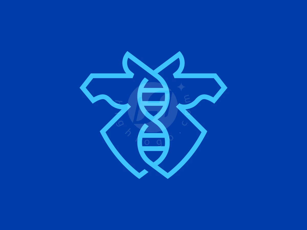 DNA And Two Horses Logo - Animal Logo design by Pamungkas Ctv for sale on Highlogo