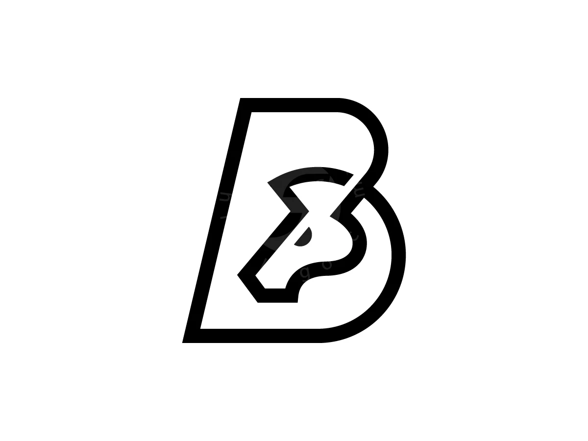 Dynamic Horse B Letter Logo - Animal Logo design by Pamungkas Ctv for sale on Highlogo