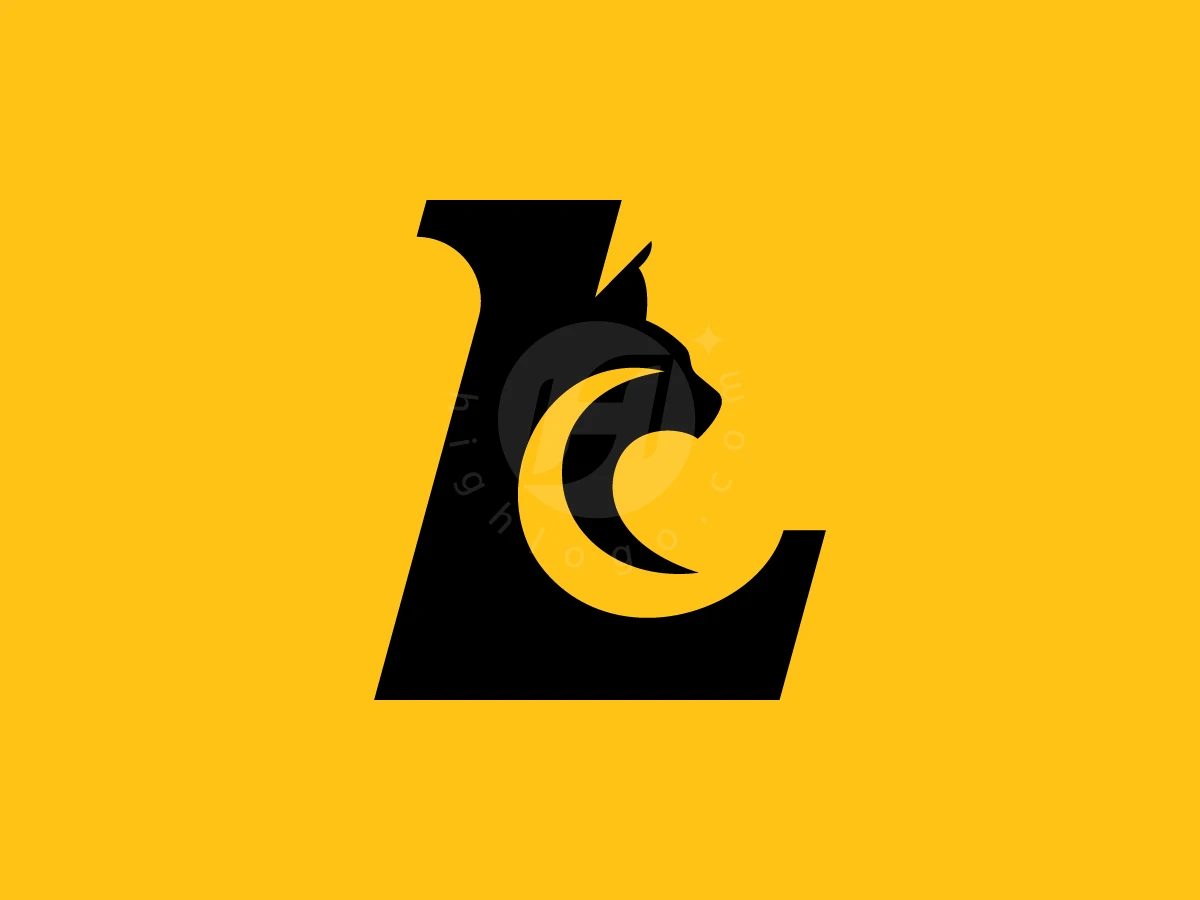 Dynamic L Letter Lynx Logo - Animal Logo design by Pamungkas Ctv for sale on Highlogo