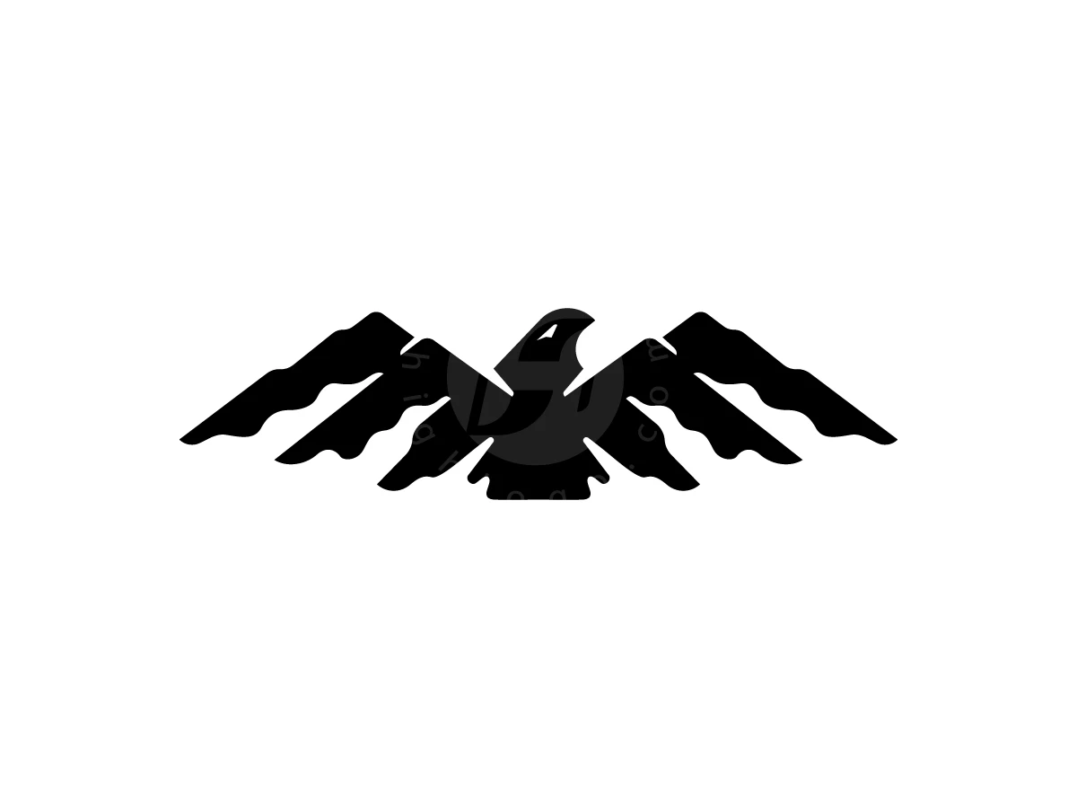Eagle Peak Mountain Silhouette Logo - Animal Logo design by Pamungkas Ctv for sale on Highlogo