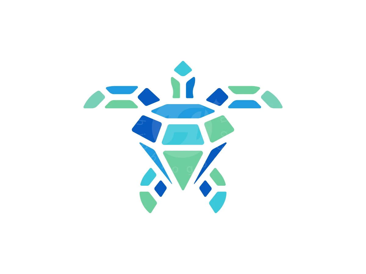 Modern Mosaic Turtle Diamond Logo - Animal Logo design by Pamungkas Ctv for sale on Highlogo