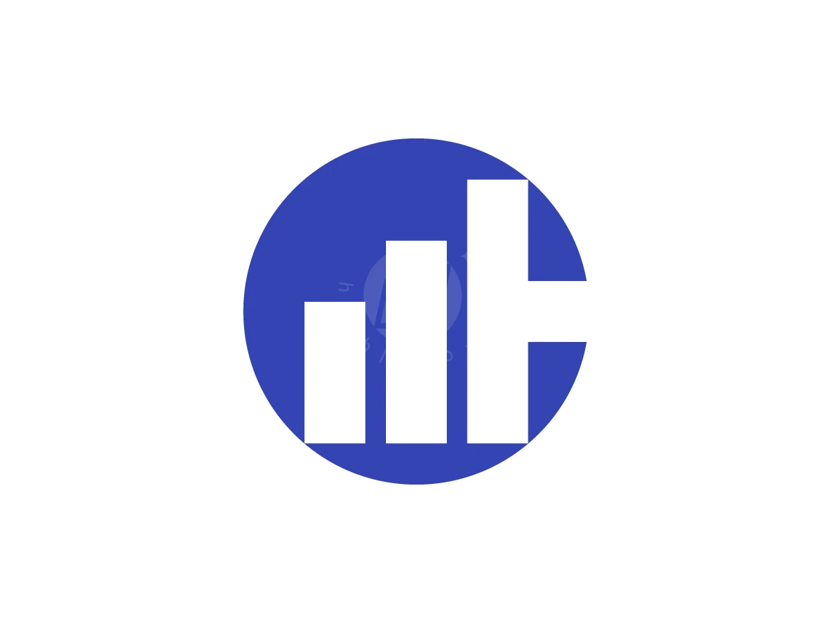 Minimalist Chart C Letter Logo - Financial Logo design by AQB GRAPHIC for sale on Highlogo