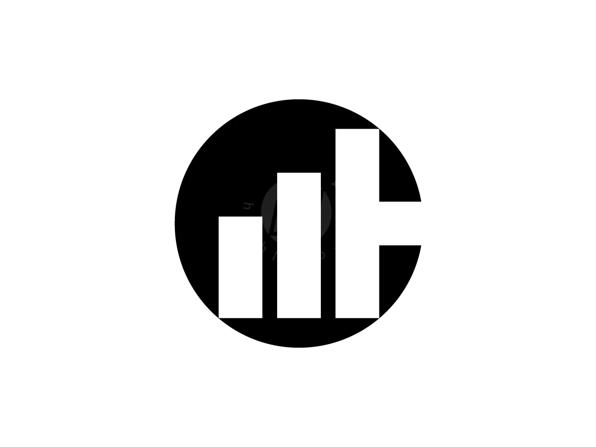 Minimalist Chart C Letter Logo - preview 1
