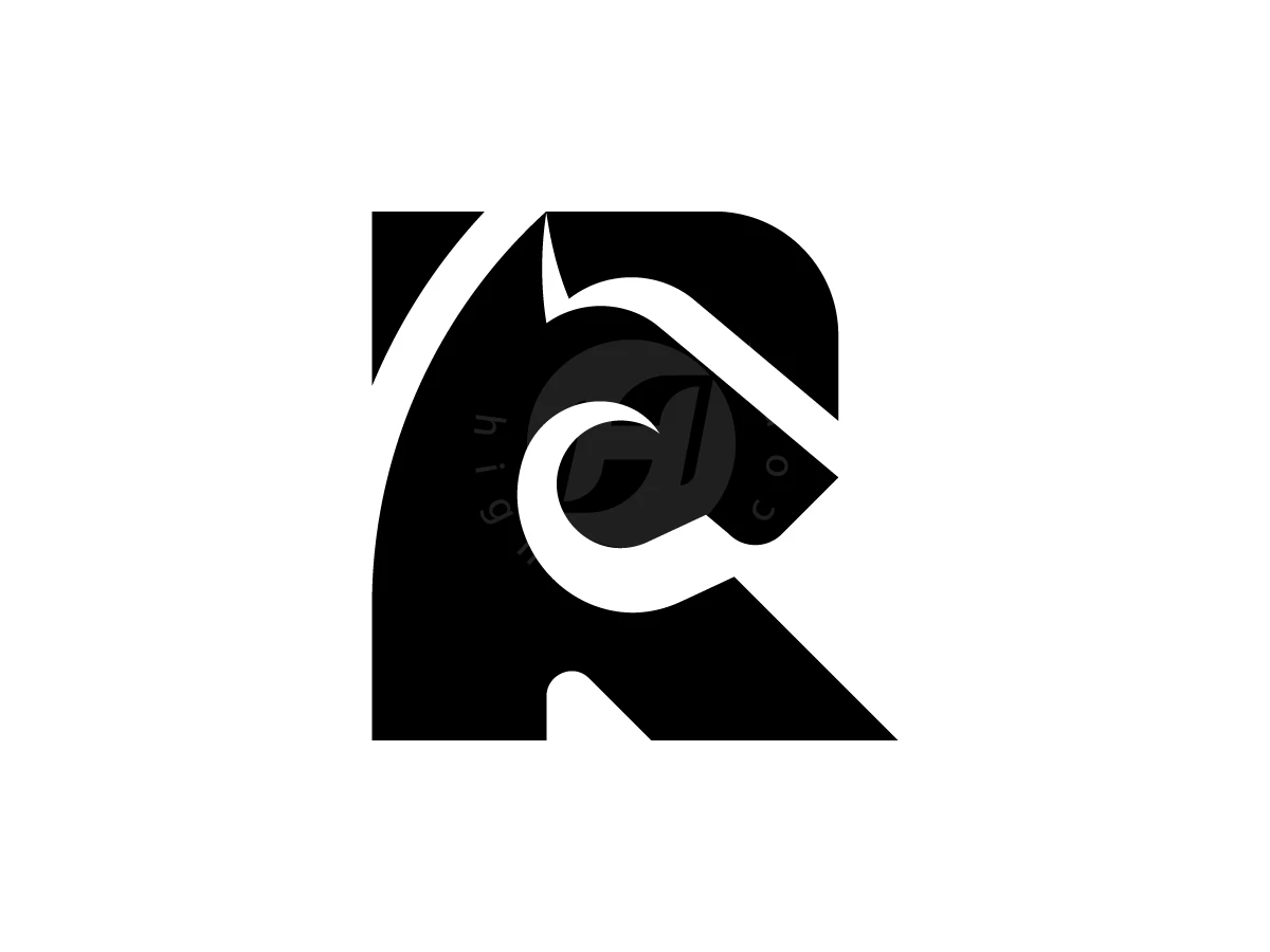 Black Horse Letter R Logo - Animal Logo design by AQB GRAPHIC for sale on Highlogo
