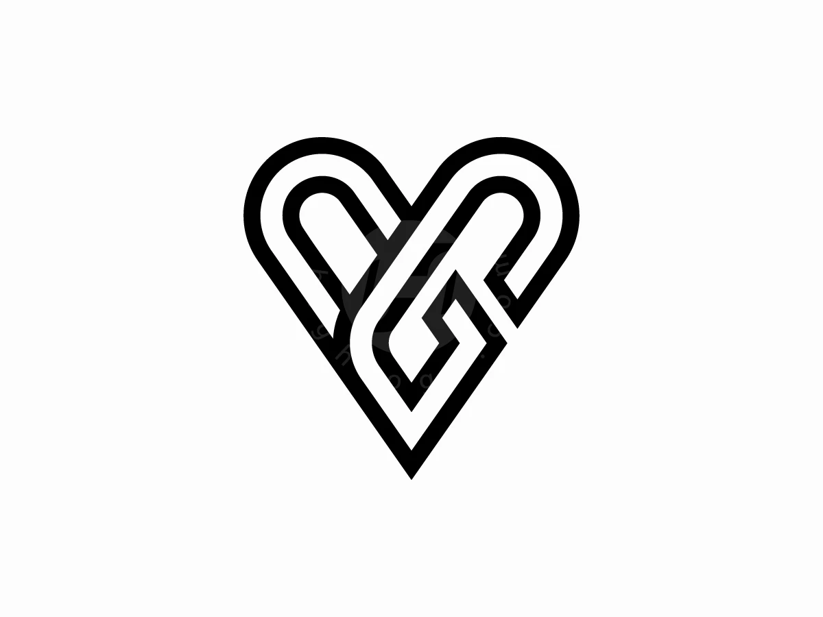 Elegant Love Letter G Logo - preview 1