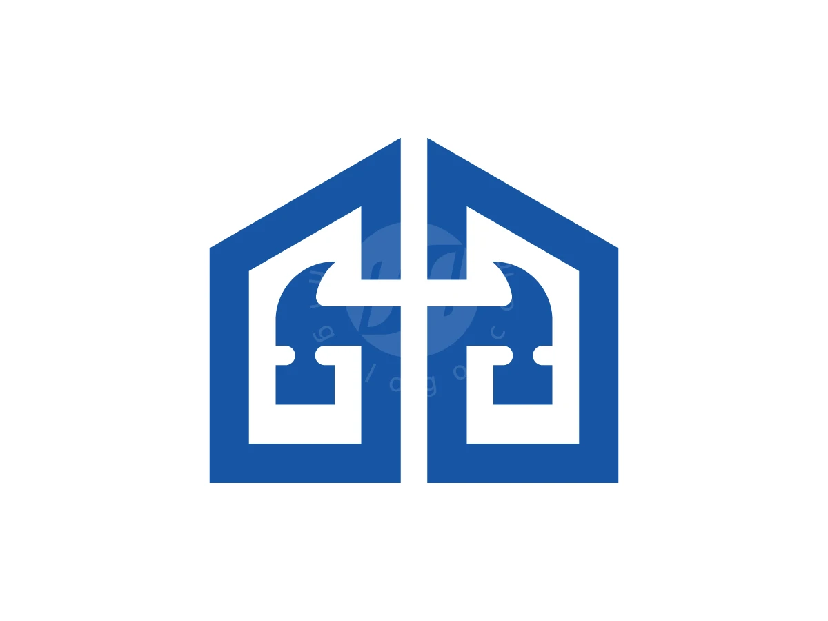 Home Construction Hammer Sign Logo - Real Estate Logo design by AQB GRAPHIC for sale on Highlogo