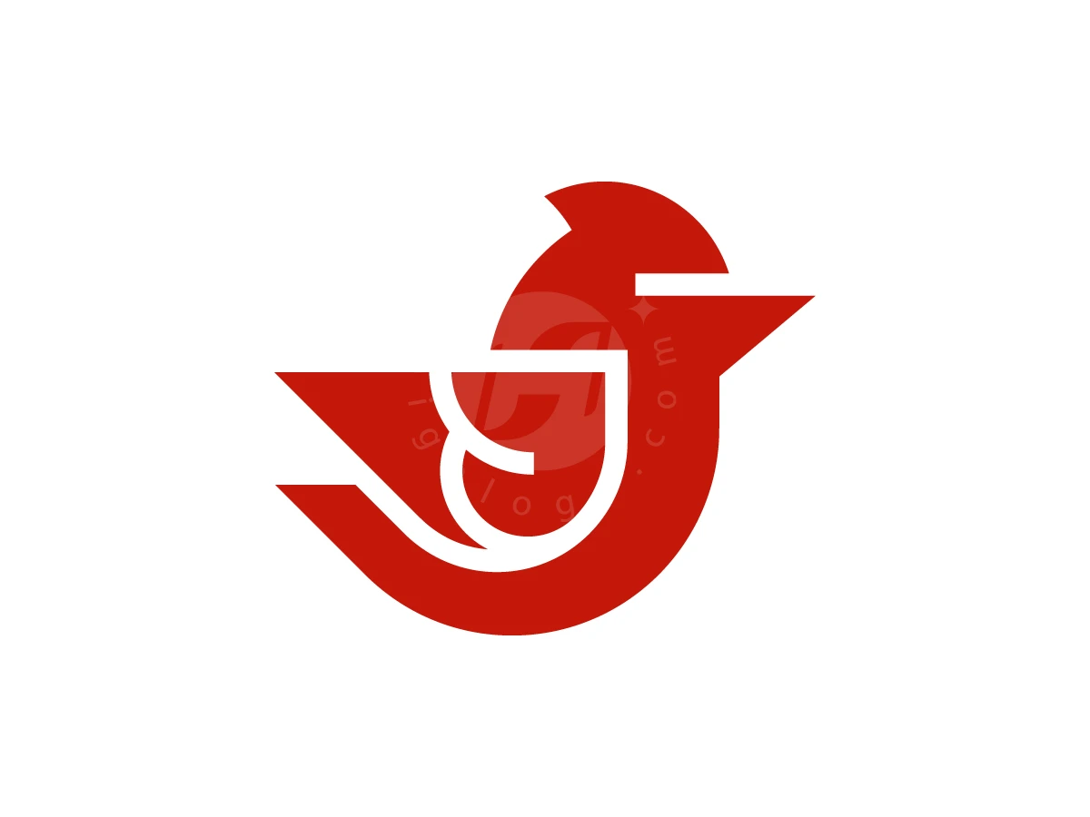 Simple Cardinal Bird Mark Logo - Animal Logo design by AQB GRAPHIC for sale on Highlogo