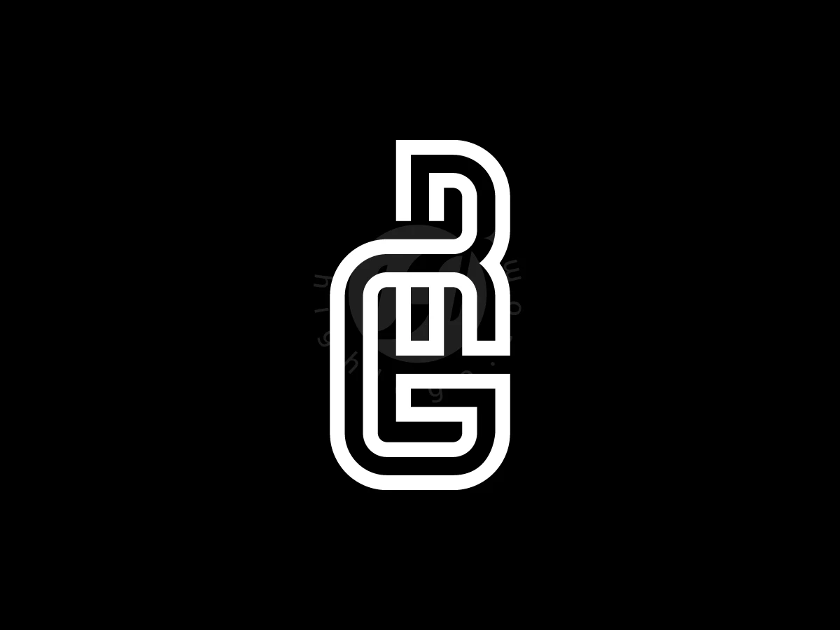 Elegant GR RG Typography Monogram Logo - Logo Logo design by AQB GRAPHIC for sale on Highlogo