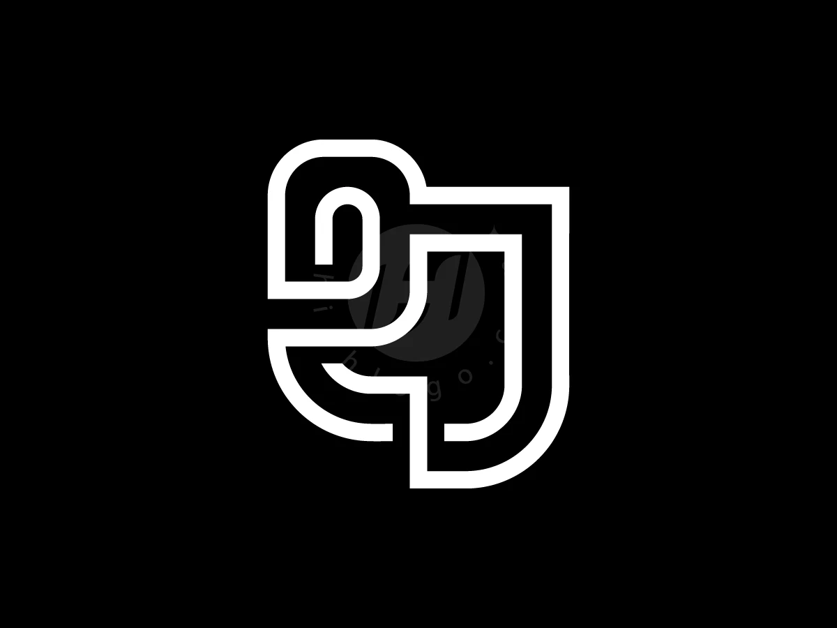 Ej Je Letter Typography Monogram Logo - Logo Logo design by AQB GRAPHIC for sale on Highlogo