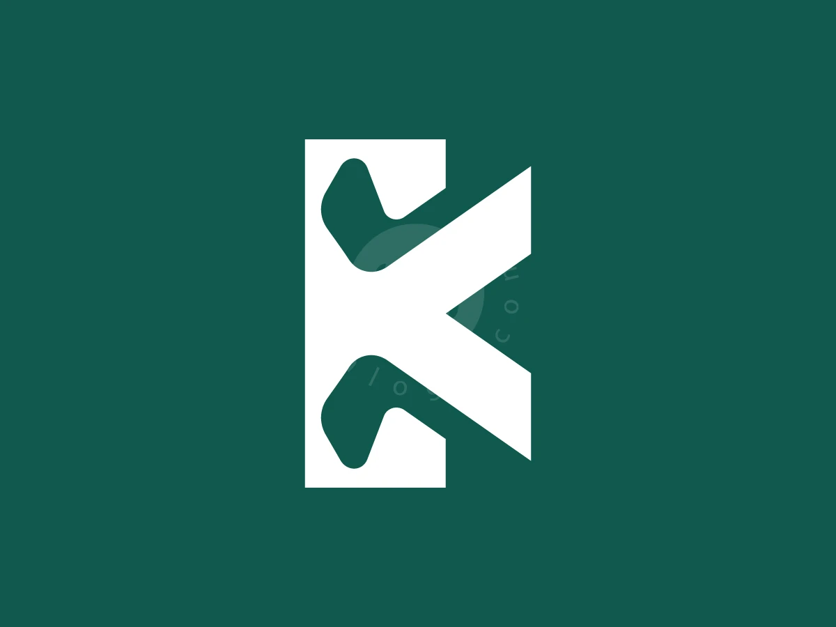 Simple K Letter Golf Mark Logo - Sports Logo design by AQB GRAPHIC for sale on Highlogo